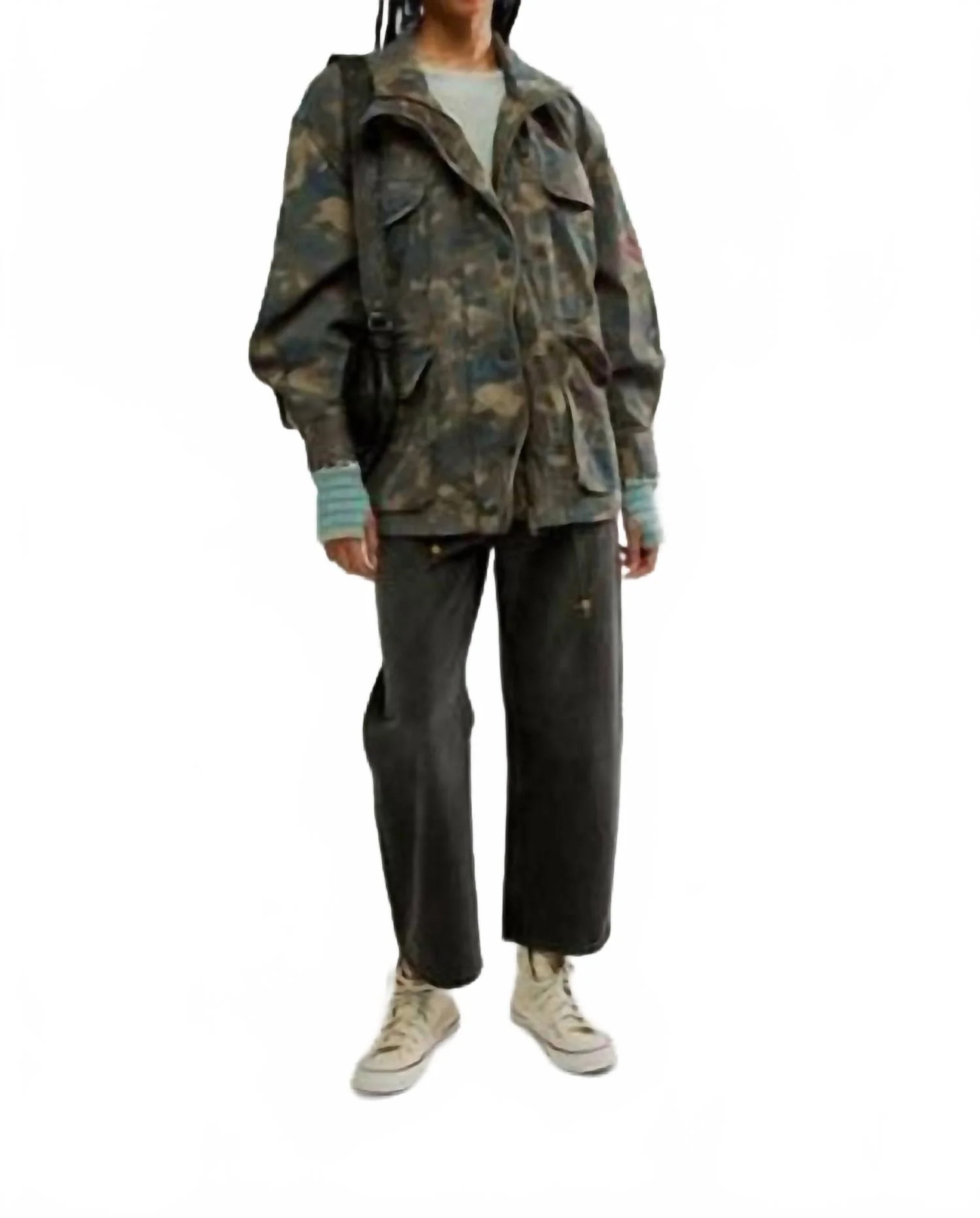 Arya Utility Camo Jacket In Multi | Shop Simon