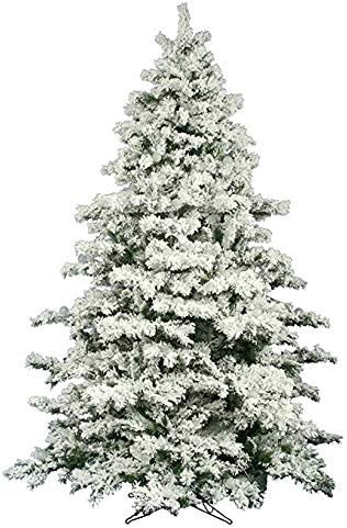 8 FEET AMERIQUE Premium Artificial Full Body Shape Christmas Tree with Metal Stand, Heavily Flock... | Amazon (US)