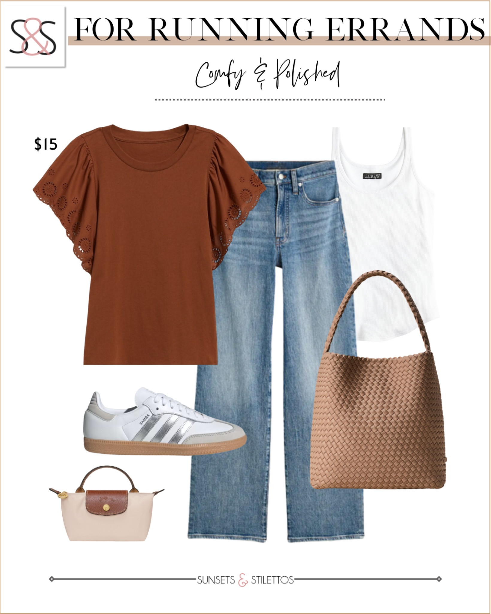 This flutter top with jeans is a great way to dress up your spring work outfit!

Sunsets and Stilettos, workwear, adidas sneakers 

#LTKStyleTip #LTKWorkwear #LTKOver40