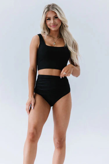 Coast Top | Black | Coral Reef Swim