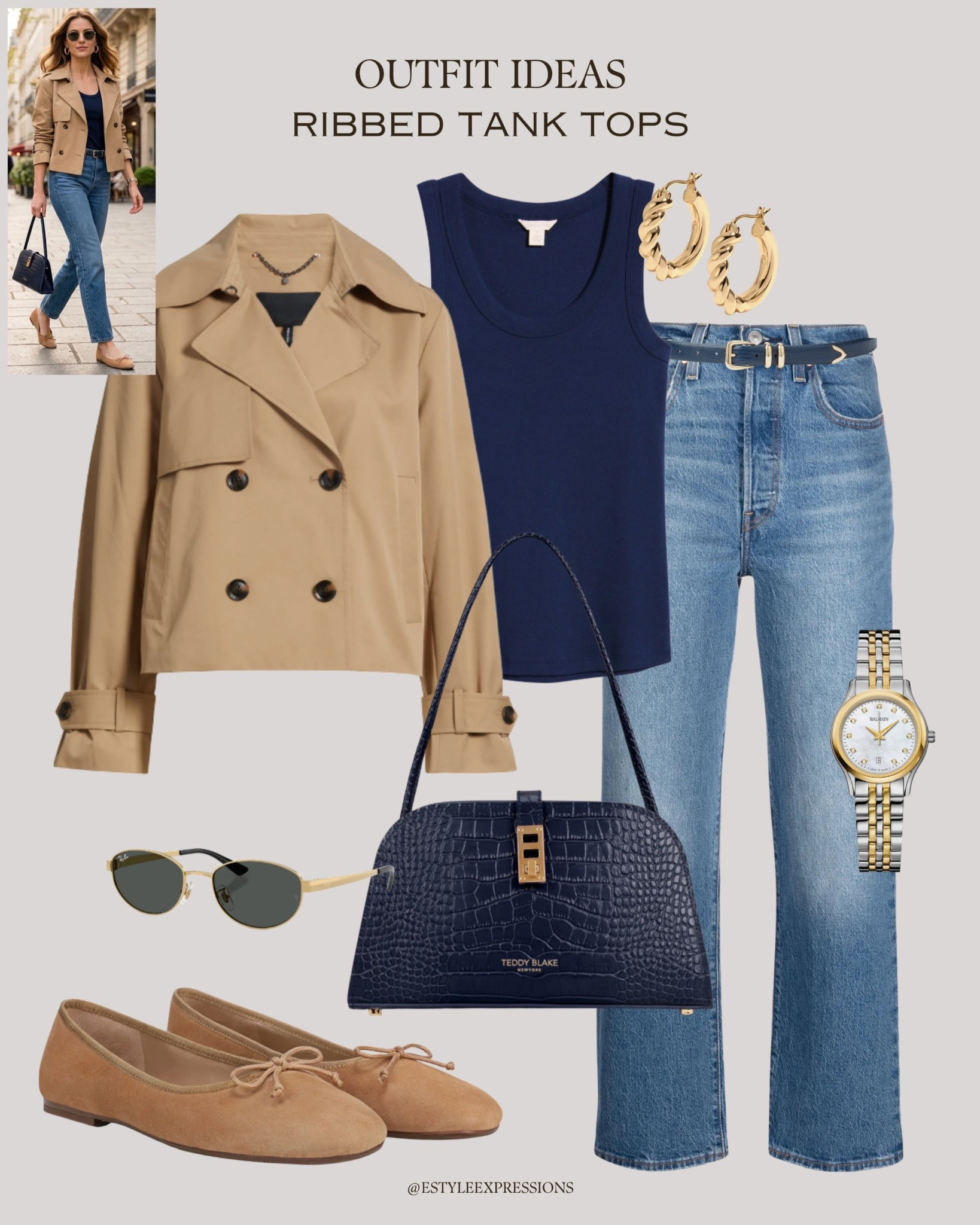 Outfit Ideas with Ribbed Tank Tops!✨ A spring-summer staple, these classics can be styled for any occasion!🤎 Whether you're into soft neutrals or love a pop of color, these looks are perfect for the season!🌸☀️

#LTKSaleAlert #LTKdayinmylife #LTKootd