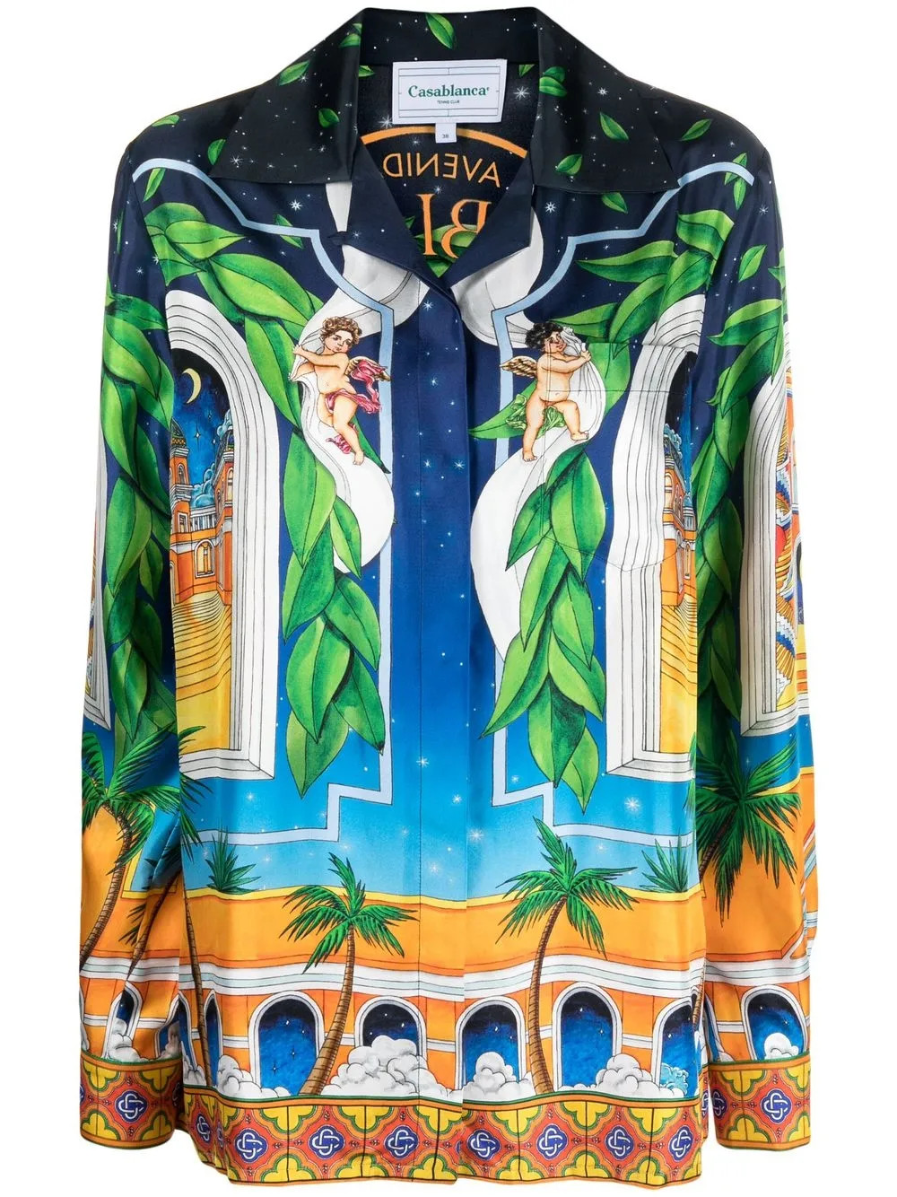 Maison D'Ete Seidenhemd | Farfetch Global