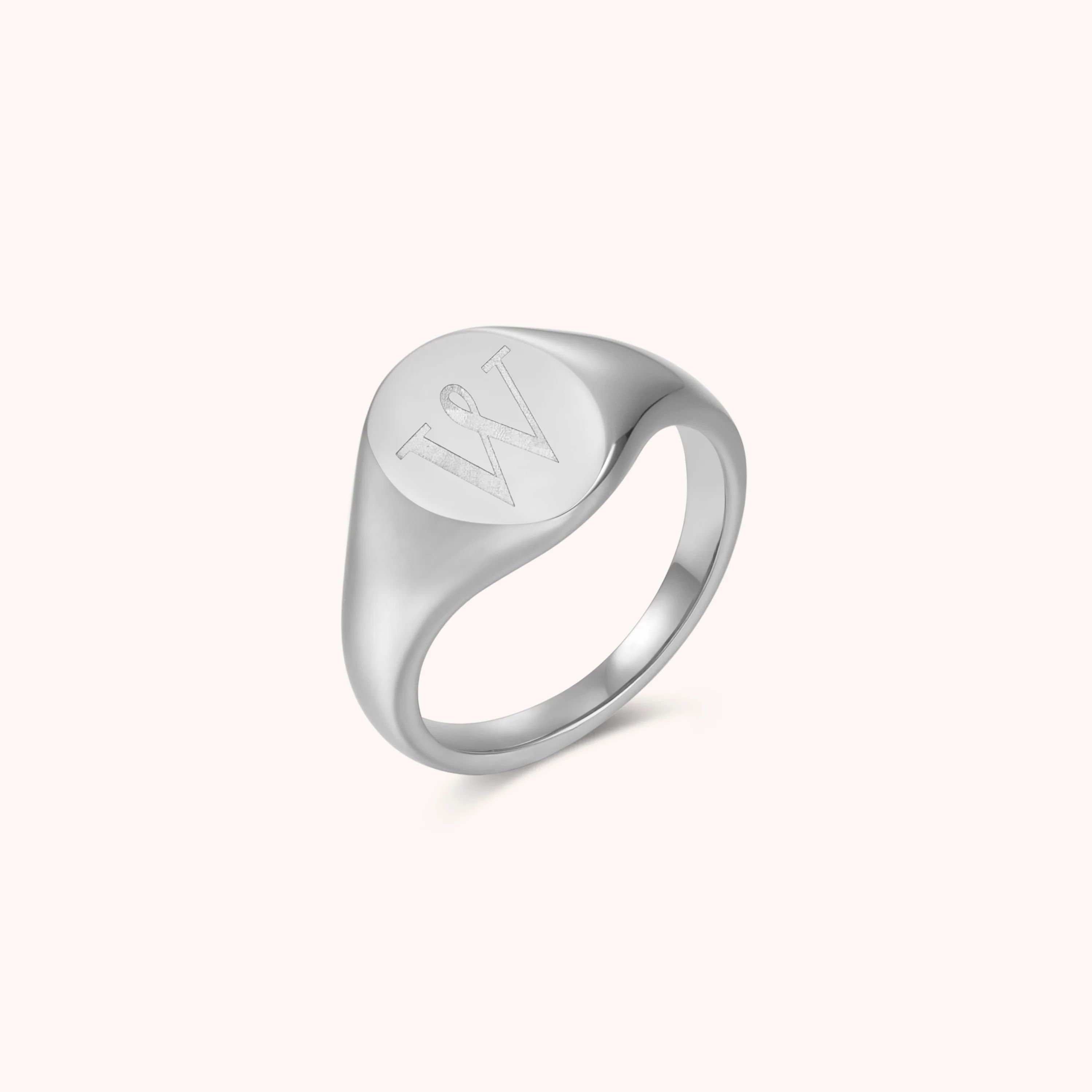 Initial Signet Ring - W | Victoria Emerson