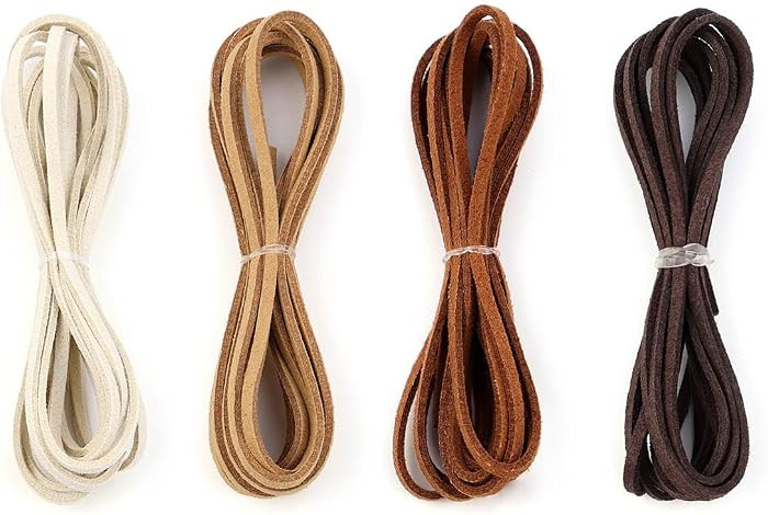 Tenalleys Leather String Suede Cord Leather Cords Rope String for Jewelry Making Necklace Bracele... | Amazon (US)