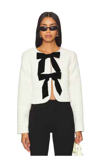 Line & Dot Kinzie Top in Ivory. - size M | Revolve Clothing (Global)