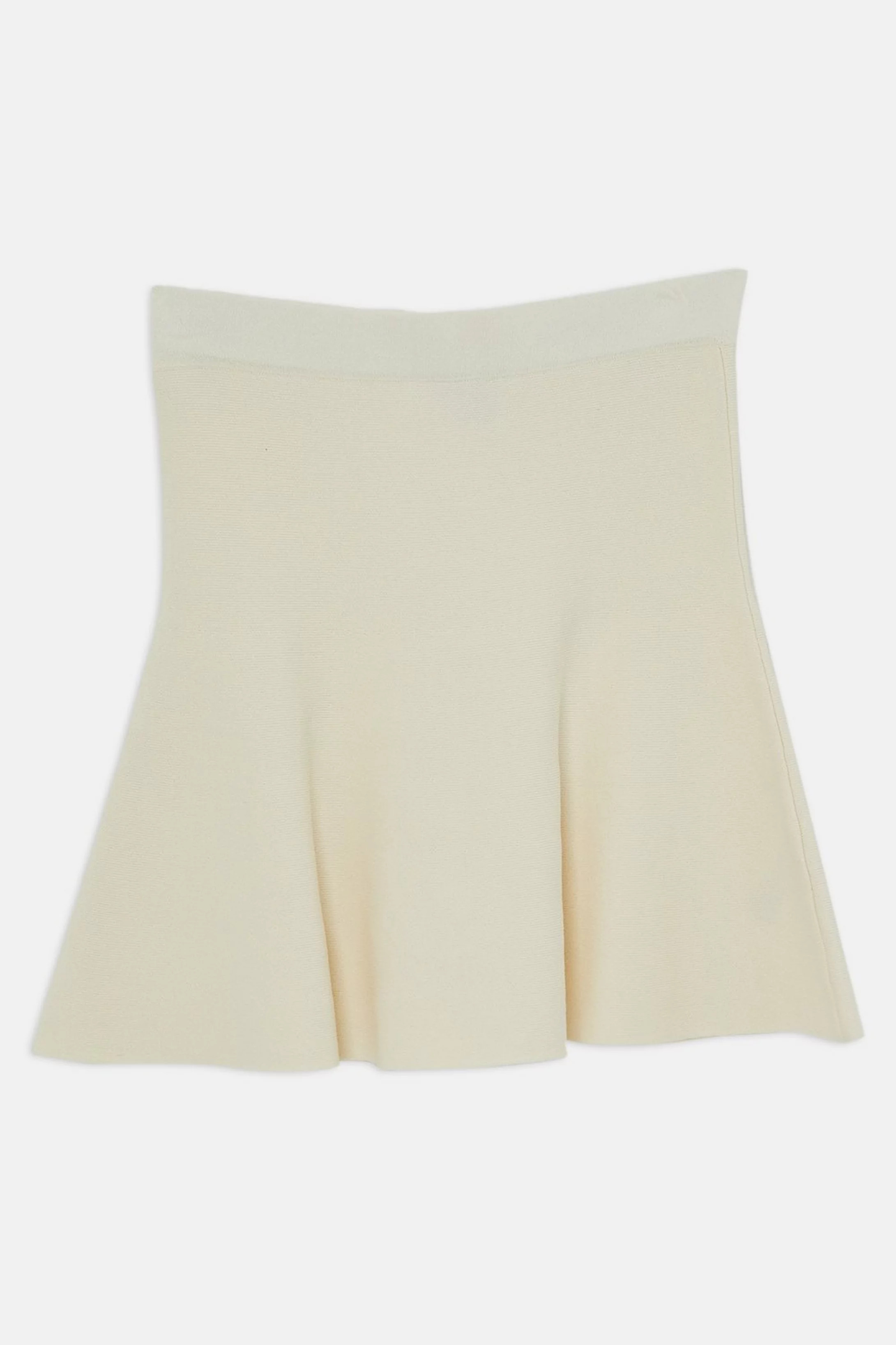 Viscose Blend Dry Handle Flippy Knit Skirt | Karen Millen | Karen Millen UK + IE + DE + NL