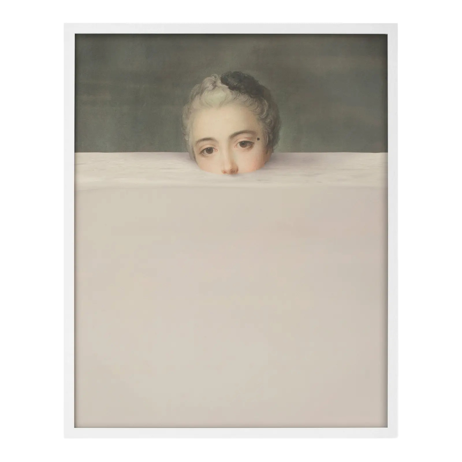 1950s Inspired Pastel Portrait Modern Wall Art | Framed Wall Art | Mineheart | Chairish