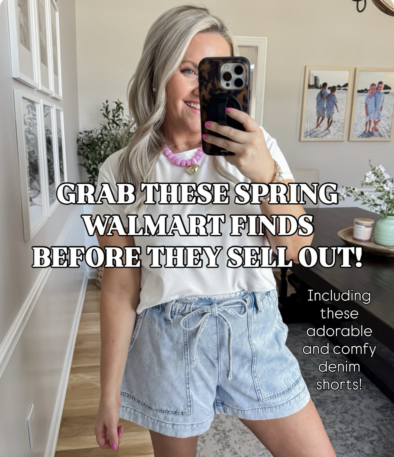 Walmart new spring arrivals 🌸
Shorts - medium (need small)
Pull on pants - med (junior sizing)
Denim shirt - small
PJ set - small
Dress - small
Skort and zip up - medium
Black t-shirt tiered dress - small
Floral top - small
Denim jacket - med (runs oversized)
Lounge set - small

Walmart fashion
Spring outfit
Spring dress 
Travel outfit 
Teacher outfit 


#LTKSeasonal #LTKOver40 #LTKootd