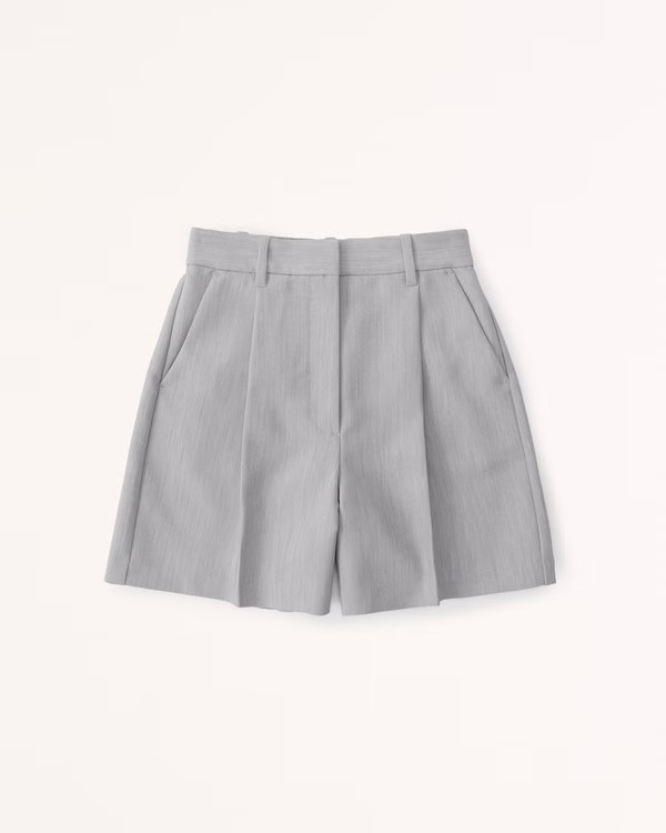 Women's Ultra High Rise Tailored Short | Women's Clearance | Abercrombie.com | Abercrombie & Fitch (US)