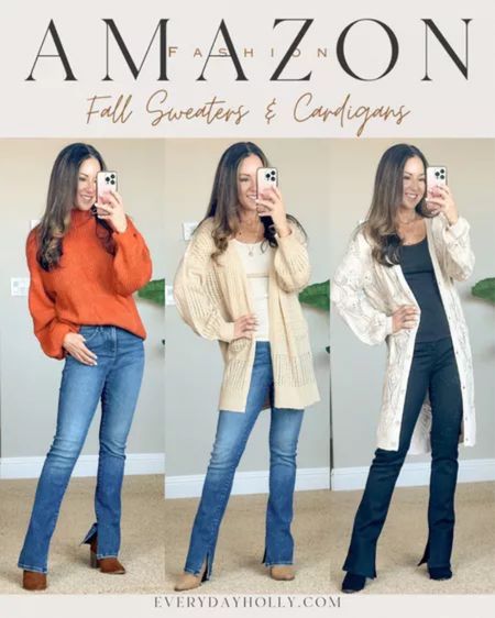 Fall sweater weather is here!

Fall sweaters and cardigans size small. Jeans size 0 short. Linking similar boots #ltkfallfashion #ltksweaters Fall fashion | teacher outfits | mom style

#LTKfindsunder50 #LTKstyletip #LTKSeasonal