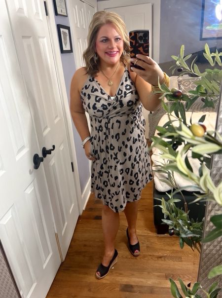 Never met a leopard print that I didn’t like!
This dress is so comfortable. It can easily be dressed up or dressed down.
It’s super affordable and comes in a bunch of different colors and prints. Runs true to size!
Amazon, Amazon fashion, sundress, spring outfit, date night outfit, leopard print, animal print, wedge sandals, Easter dress

#LTKfindsunder50 #LTKstyletip #LTKSeasonal