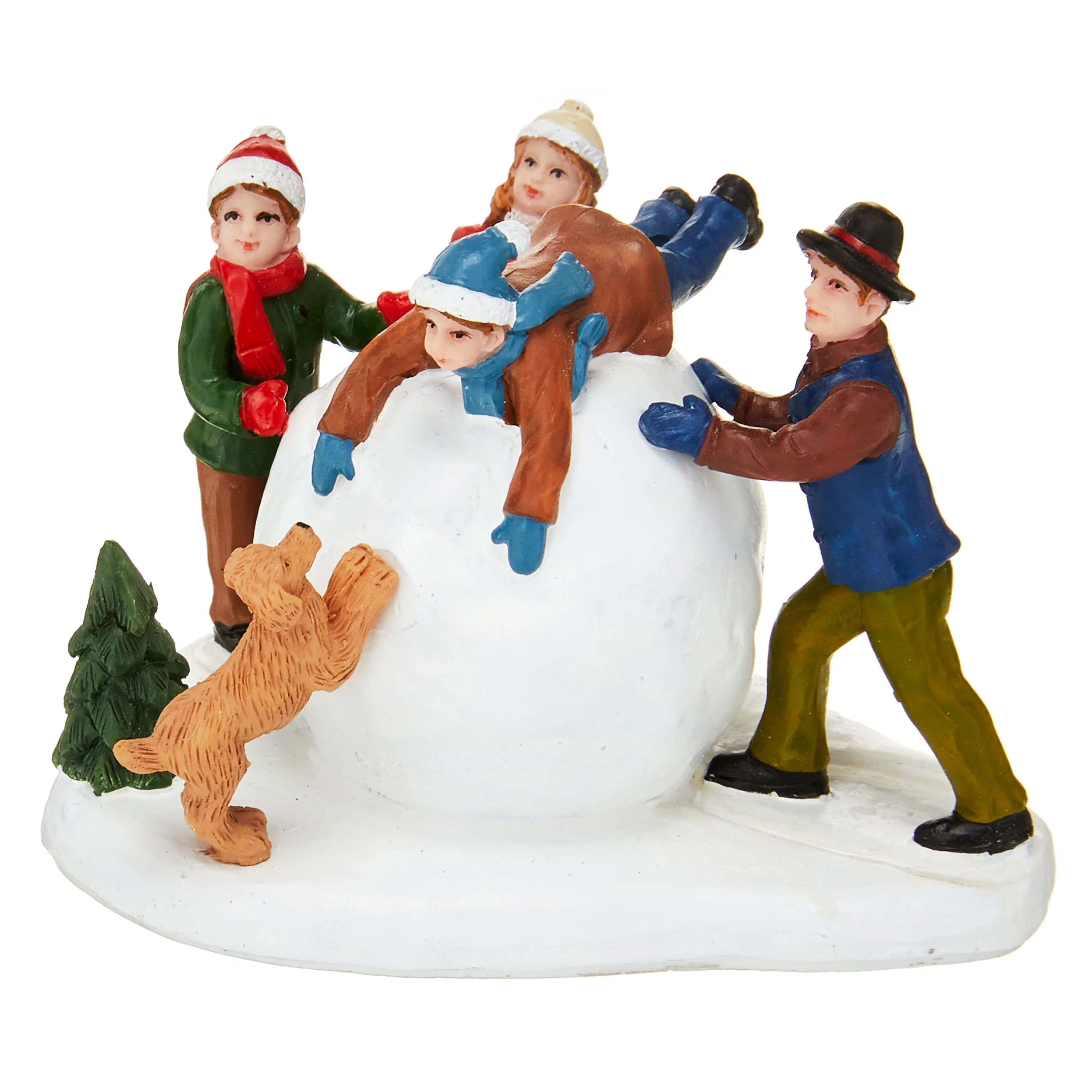 Holiday Time Village Figurine, The Big Snowball, 2.5" - Walmart.com | Walmart (US)