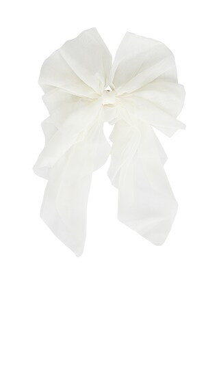 Devlon Bow in White | Revolve Clothing (Global)