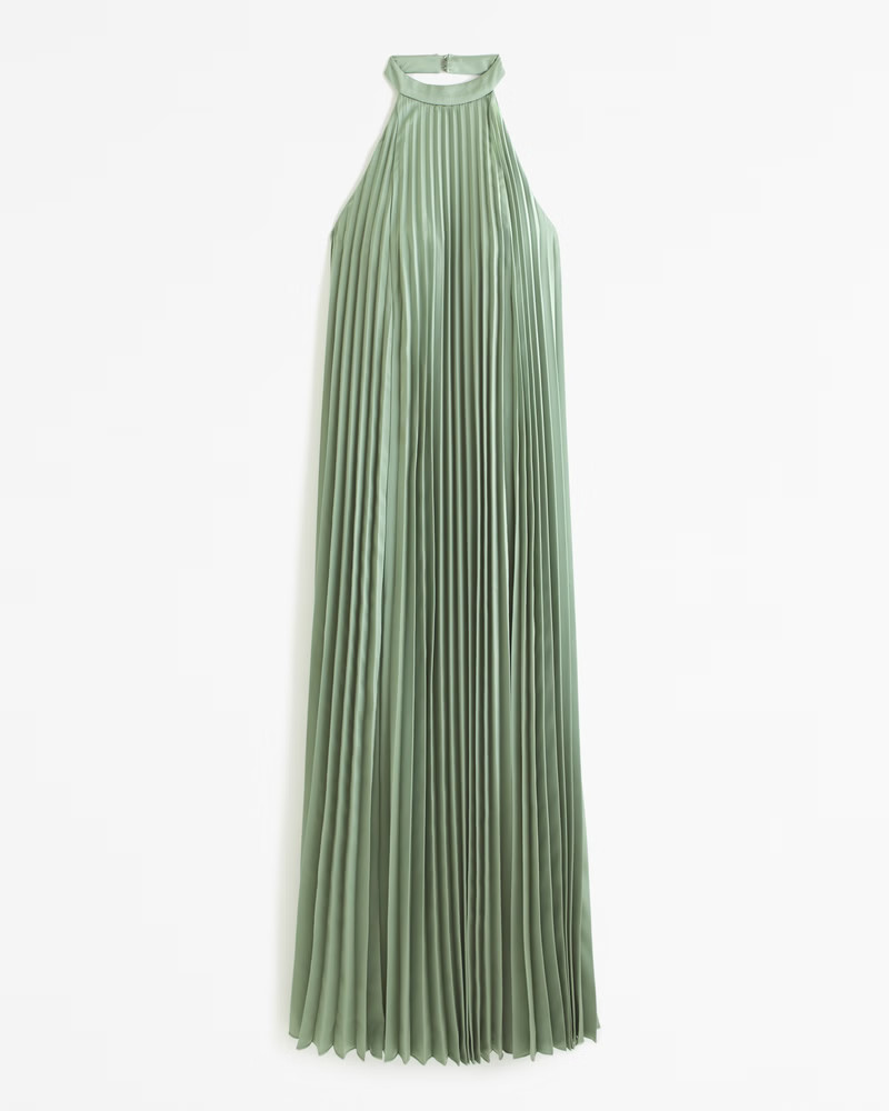 The A&F Giselle Pleated Trapeze Gown | Abercrombie & Fitch (US)