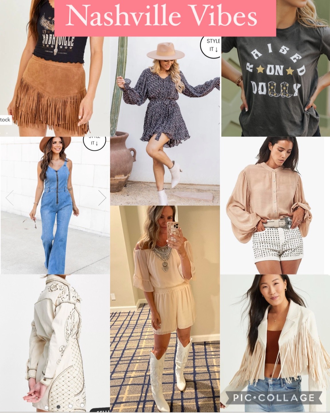 Nashville, country concert, cowboy chic, concert, fringe, rhinestones 

#LTKunder50 #LTKsalealert #LTKstyletip