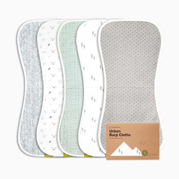Urban Organic Burp Cloths (5 Pack) | Babylist