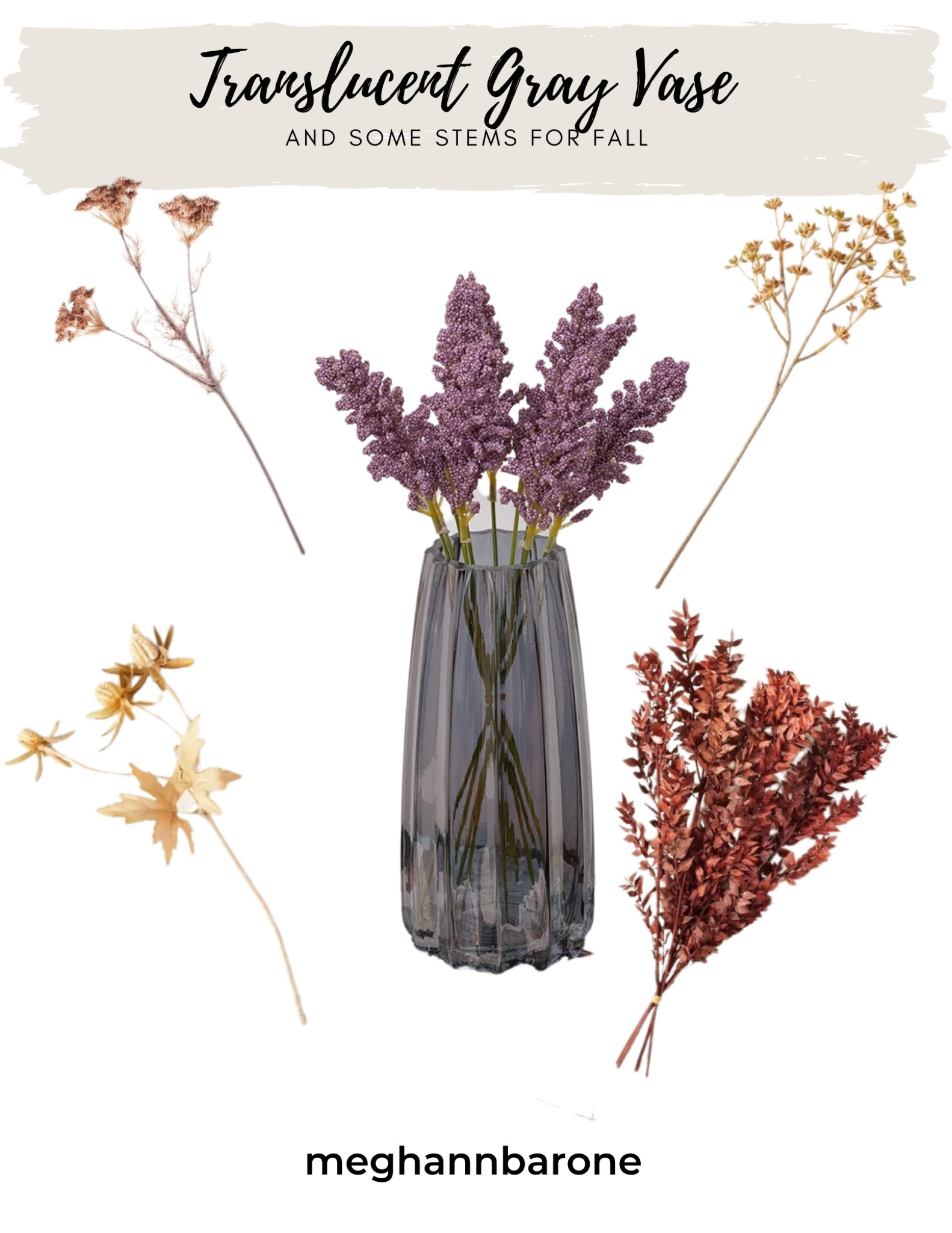 Love this gray vase for fall and winter. Creates a moody feel for your fall stems and florals. Comes in other colors as well. 

#LTKhome #LTKSeasonal #LTKunder50