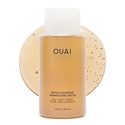OUAI Detox Shampoo - Clarifying Shampoo for Build Up, Dirt, Oil, Product and Hard Water - Apple C... | Amazon (US)