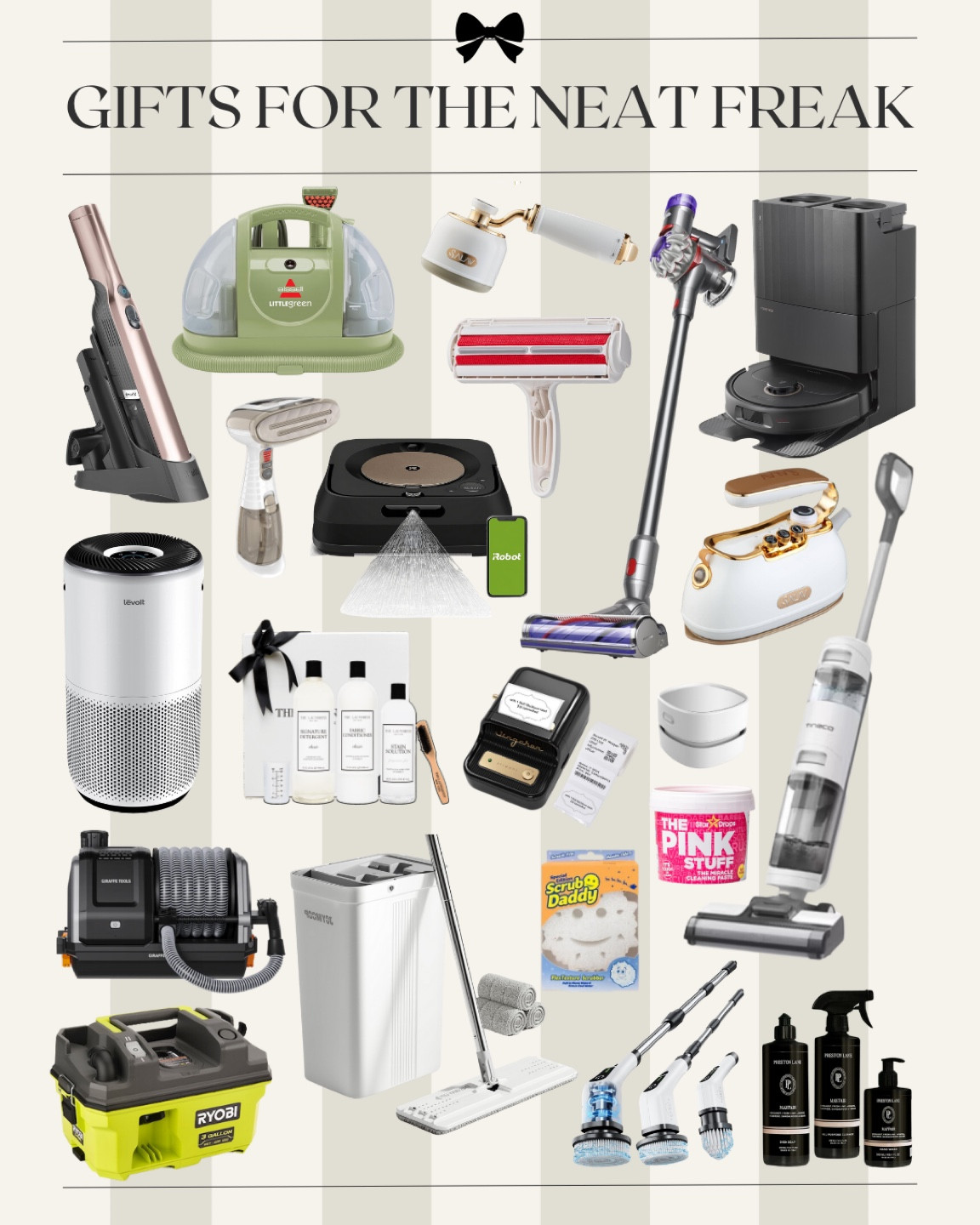 Shop my top gifts for the neat freak on your Christmas shopping list this holiday season who loves to clean!  #giftsforanyone #cleaninggifts #neatfreak #topgifts #christmasgifts #giftideas 

#LTKHoliday #LTKHome #LTKGiftGuide