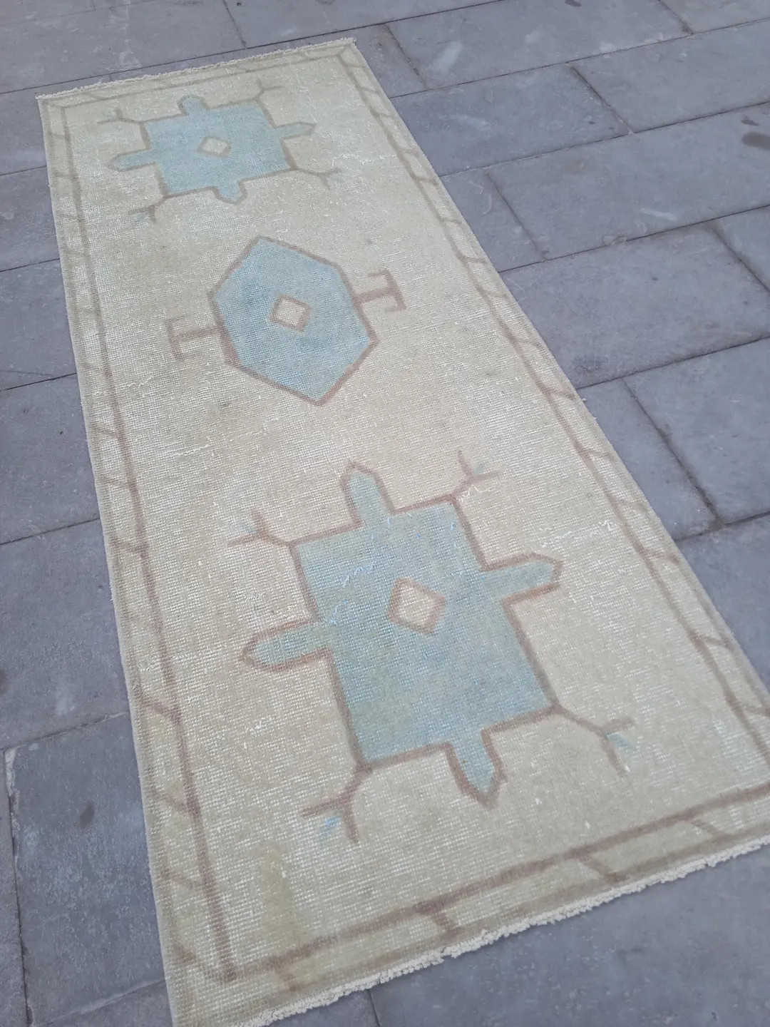 2x6,rugs Vintage Turkish Area,2x6, Livingroom Wool Kitchen Rugs,2x6, Modern Pastel Rugs,2x6, Blue... | Etsy (US)