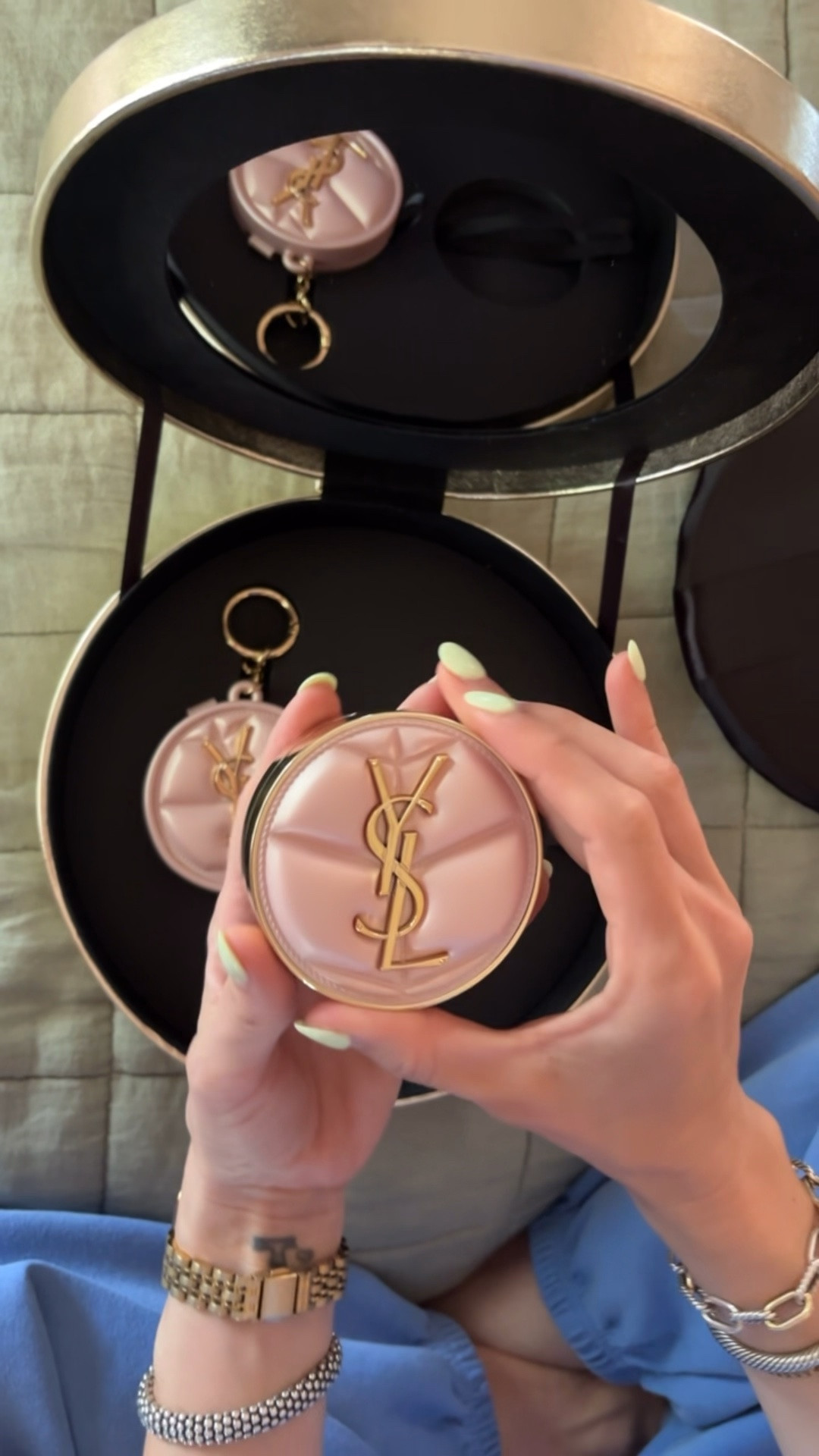 YSL skin affair soft glow cushion foundation - I have the shades LN10 and LW10 - super pretty!!