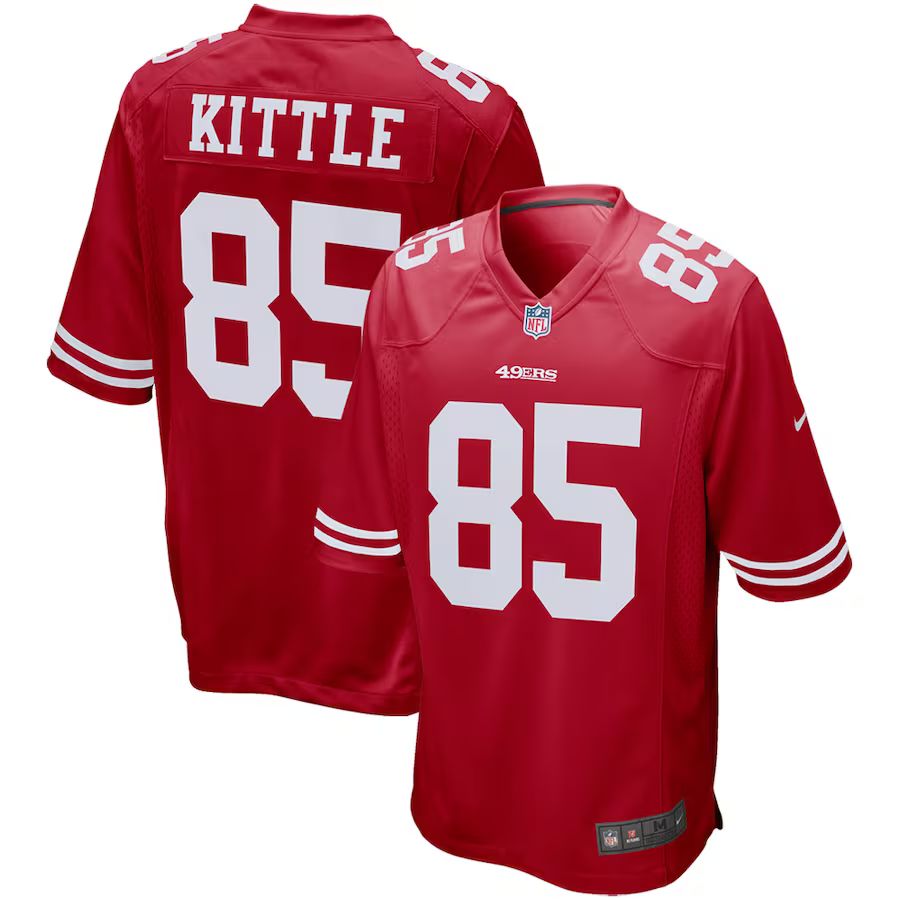 George Kittle San Francisco 49ers Nike Game Player Jersey - Scarlet | Fanatics