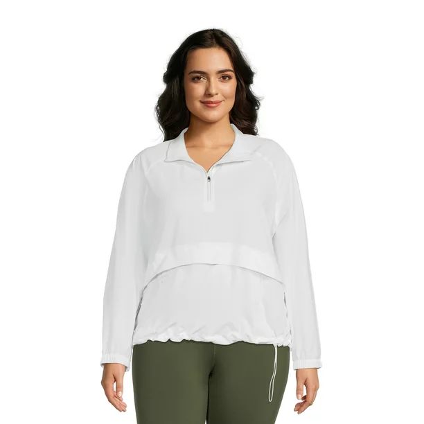 Avia Women's Plus Size Pullover Windbreaker Jacket | Walmart (US)