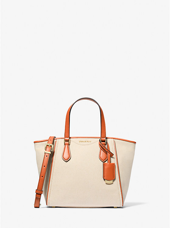 Taryn Small Canvas Convertible Crossbody Bag | Michael Kors US