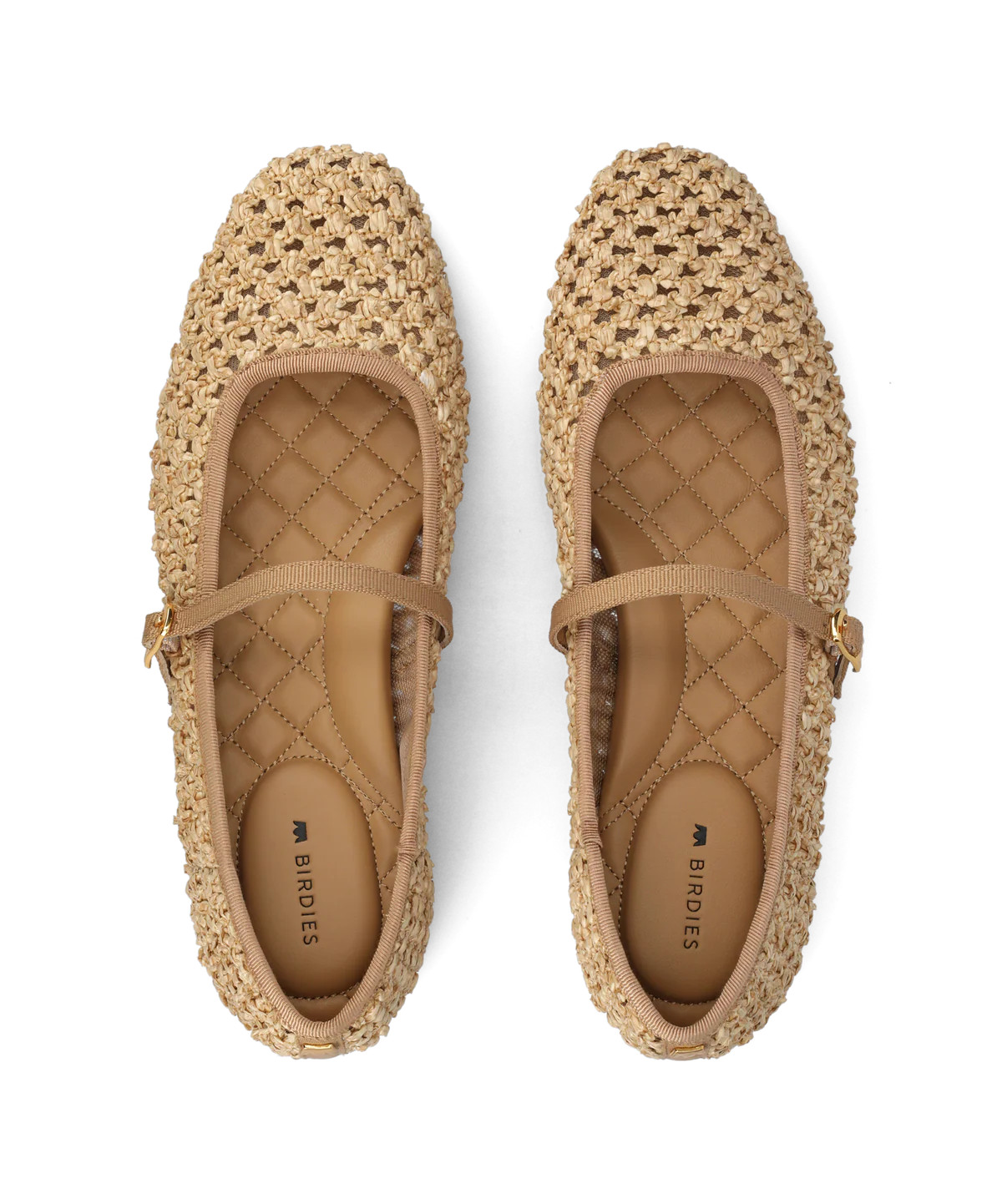 The Hummingbird Mary Jane - Tan Openweave | Birdies