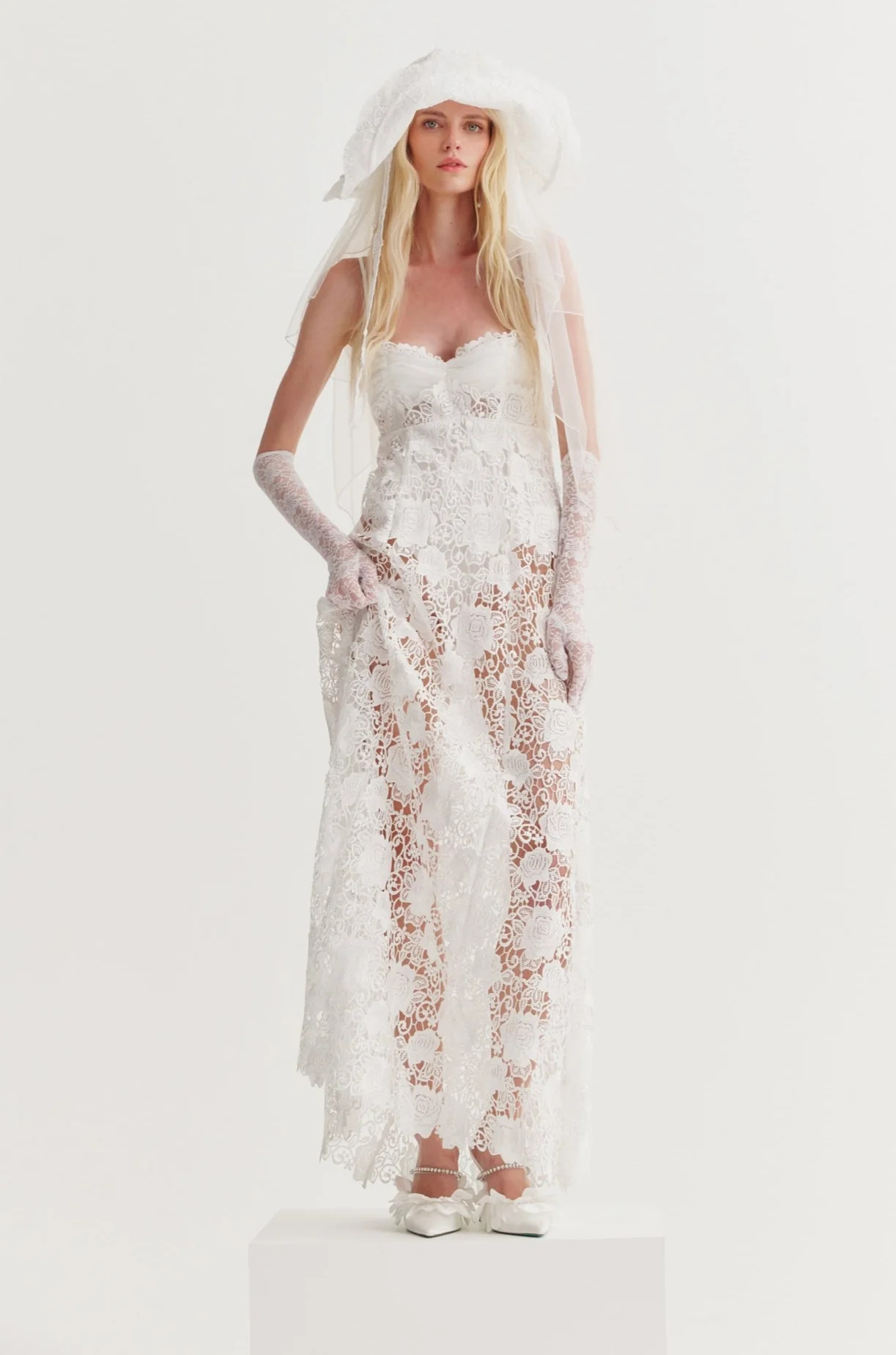 Marisol Bridal Gown — White | For Love & Lemons