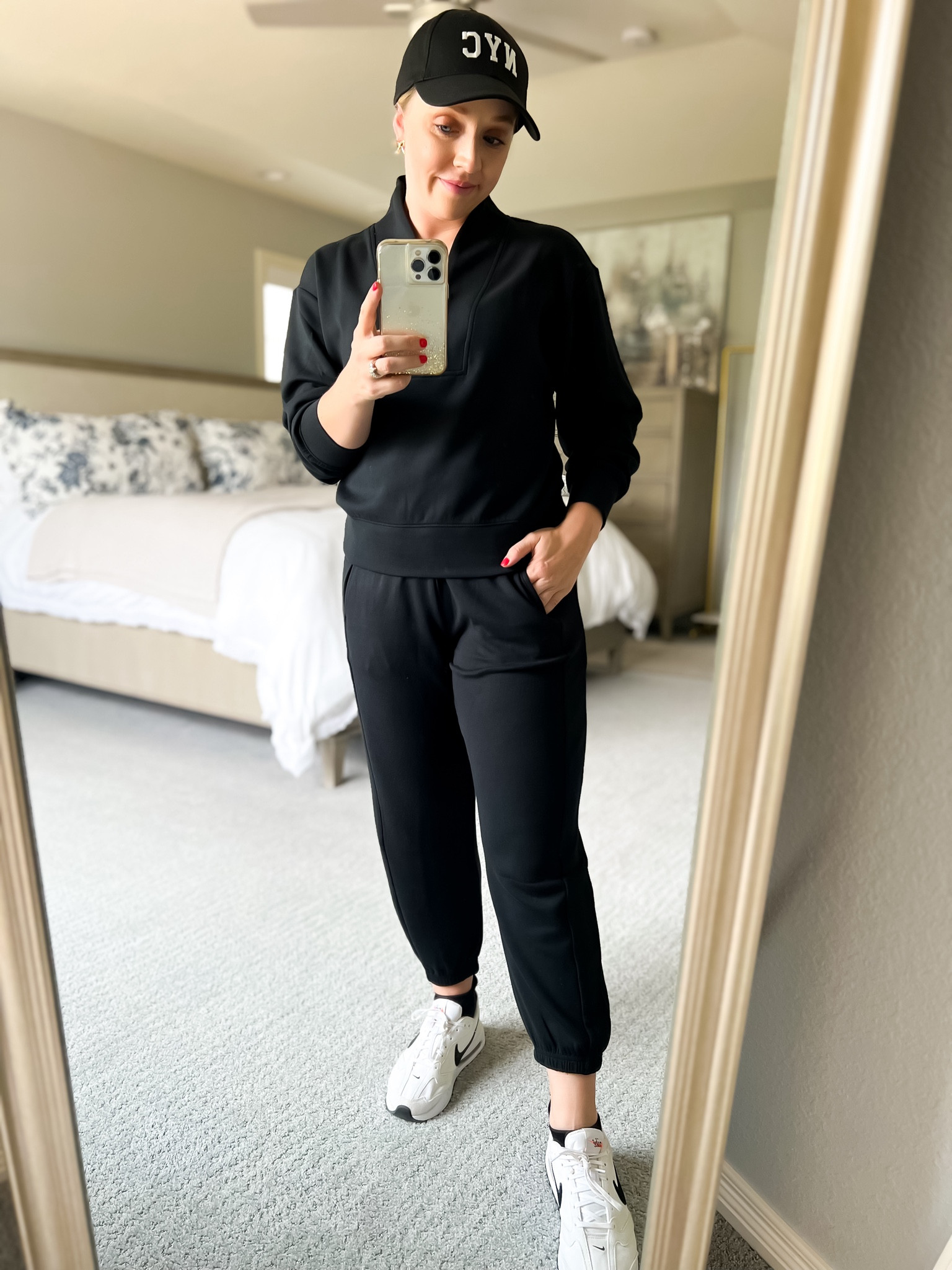 Cozy in this matching black set! Petite and fits tts. Perfect for fall.

Mom outfit, quarter zip, joggers, petite outfit, fall outfit 

#LTKSaleAlert