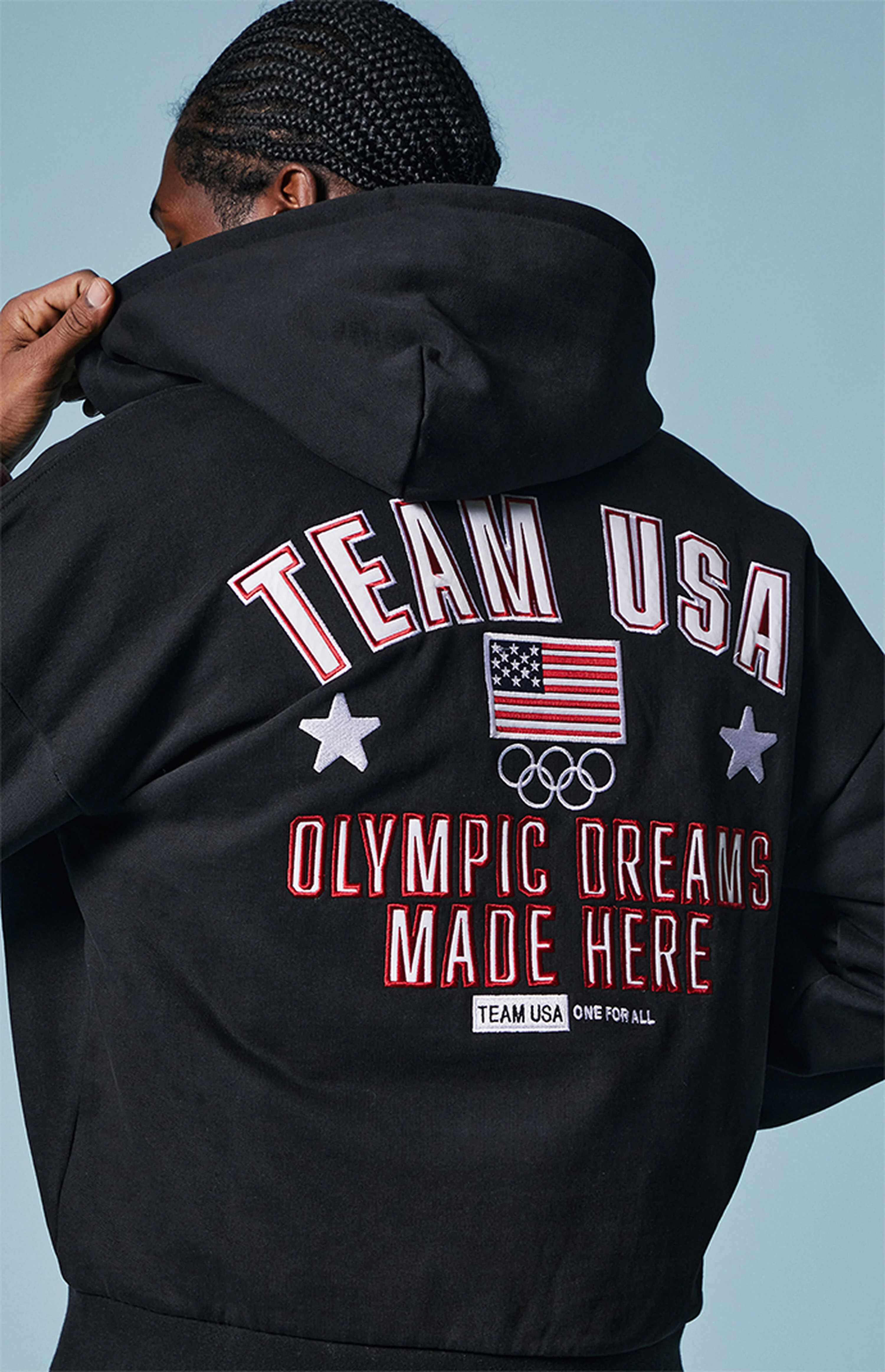 Olympics Milano Cortina Team USA One For All Full Zip Hoodie | PacSun