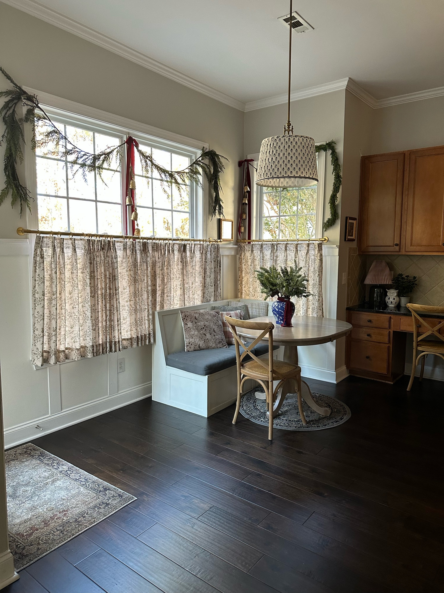These cafe curtains were the perfect glow up to our breakfast nook. 

#LTKHome #LTKSeasonal #LTKHoliday