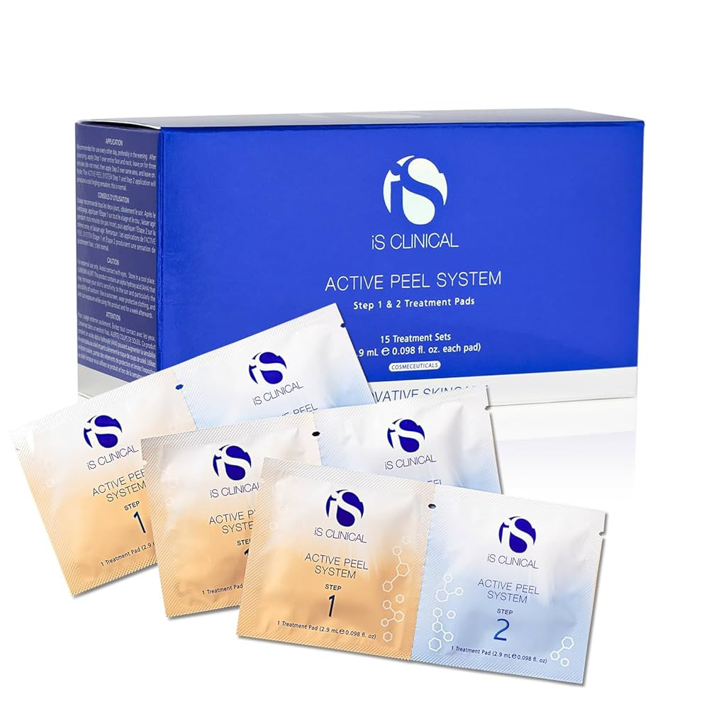 iS CLINICAL Active Peel System, two-step gentle at-home peel system for face Exfoliation | Amazon (US)
