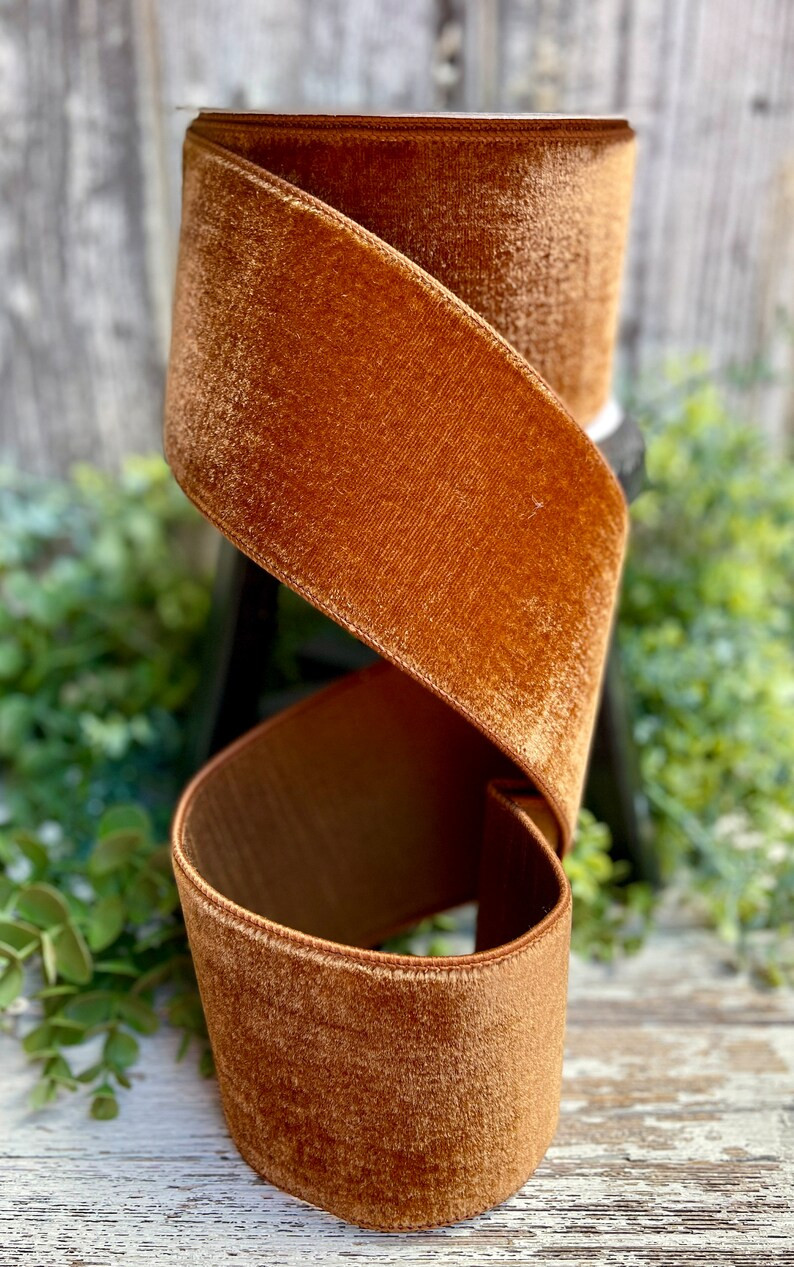 Ribbon, 10 YD ROLL, Ribbon for Wreaths, Farrisilk Ribbon, 4 Ribbon, Luxury Ribbon, Velvet Ribbon,... | Etsy (US)