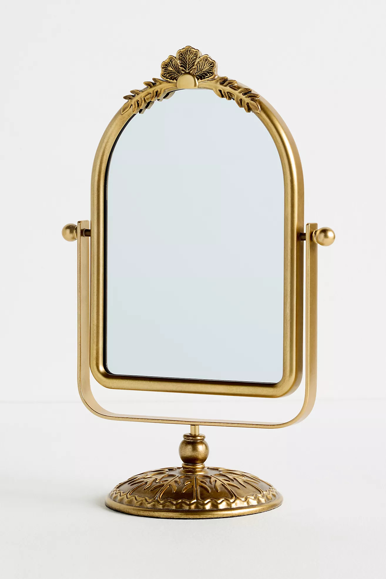 Eloise Flourish Pivoting Arched Vanity Mirror | Anthropologie (US)