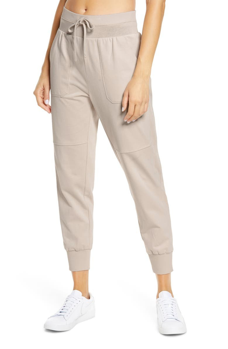 Washed Organic Cotton Ankle Joggers | Nordstrom