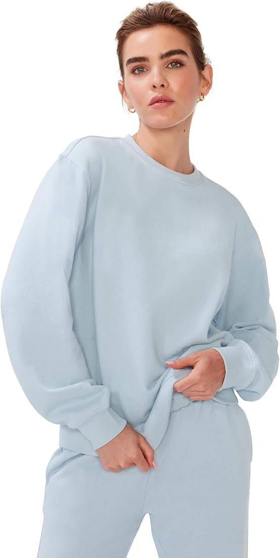 KUT & SO Crewneck Sweatshirt for Women – Essential Cozy Fleece Pullover Sweater – Women’s F... | Amazon (US)