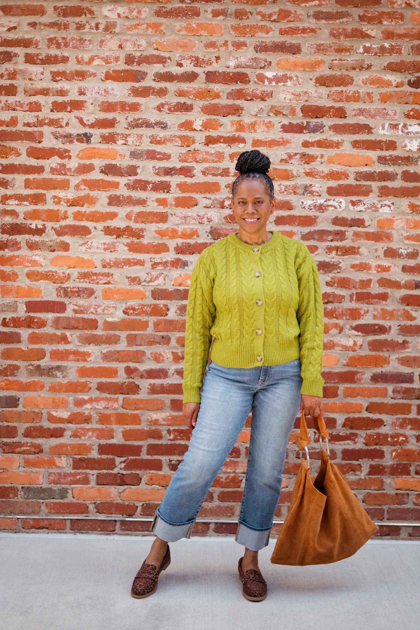It’s finally  feeling like fall in Atlanta. My fall outfit idea. Comfy cable knit cardigan with jeans and my favorite leopard print loafers. Let’s not forget the bag! Suede bags will be trending this fall 🍁🍁🍂

#LTKSeasonal #LTKStyleTip #LTKShoeCrush