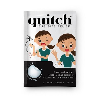 Quitch Bug Bite Relief Patch - 27ct: Soothing Witch Hazel Infused Patches, Travel Size Anti-Itch Treatment | Target
