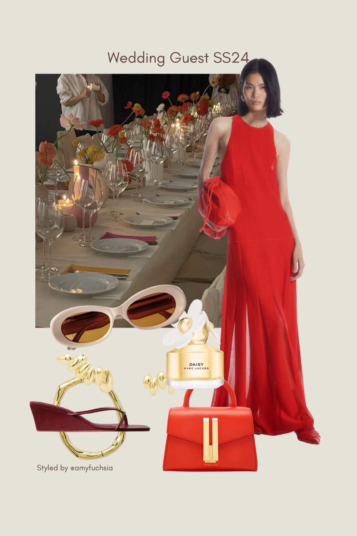 Red wedding guest dress 

#LTKSeasonal #LTKstyletip #LTKwedding