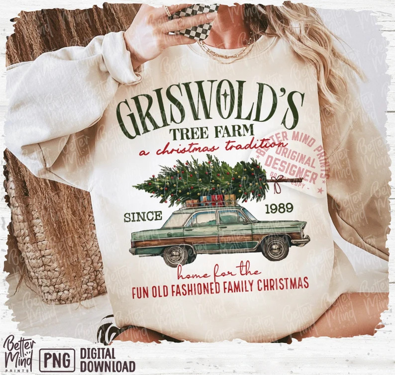 Griswold Christmas Tree Farm PNG Merry Christmas Png Christmas Vacation PNG Family Christmas Png ... | Etsy (US)