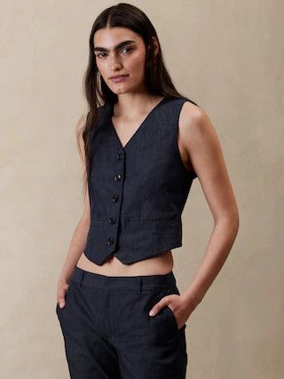 Chambray Vest | Banana Republic Factory