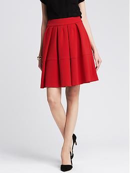 Red Full Skirt | Banana Republic US