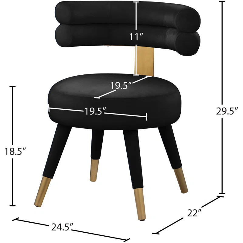 Reimers Tufted Velvet Side Chair | Wayfair North America