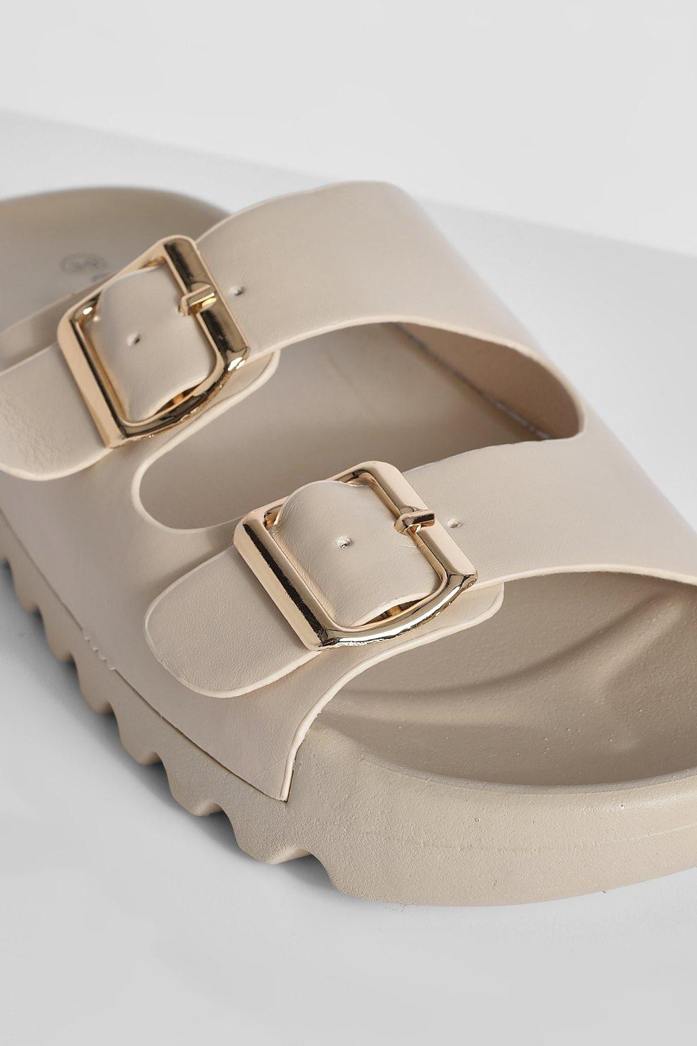Buckle Chunky Slider | Boohoo.com (US & CA)