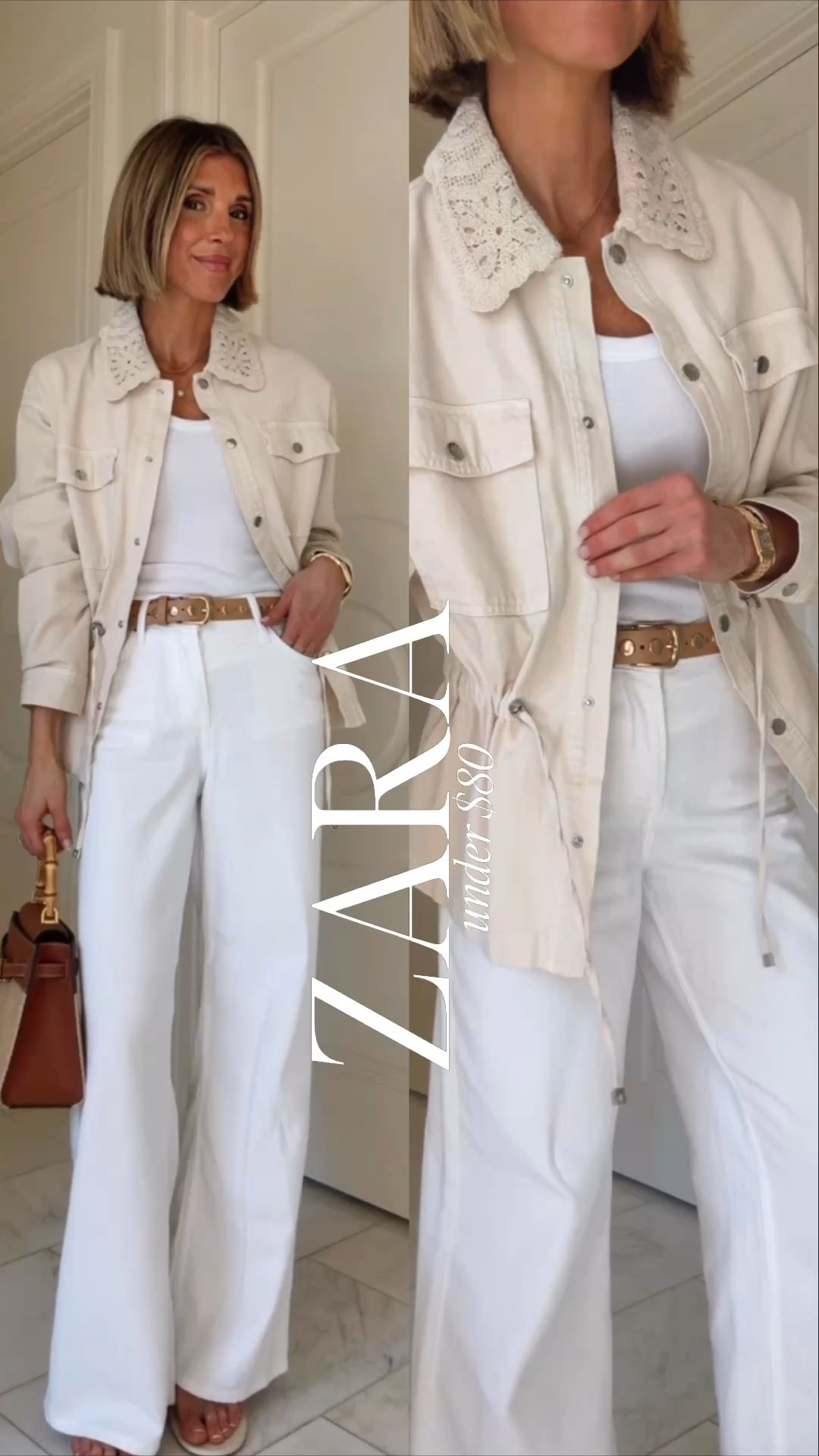 This Zara jacket is so good. I'm wearing size small 