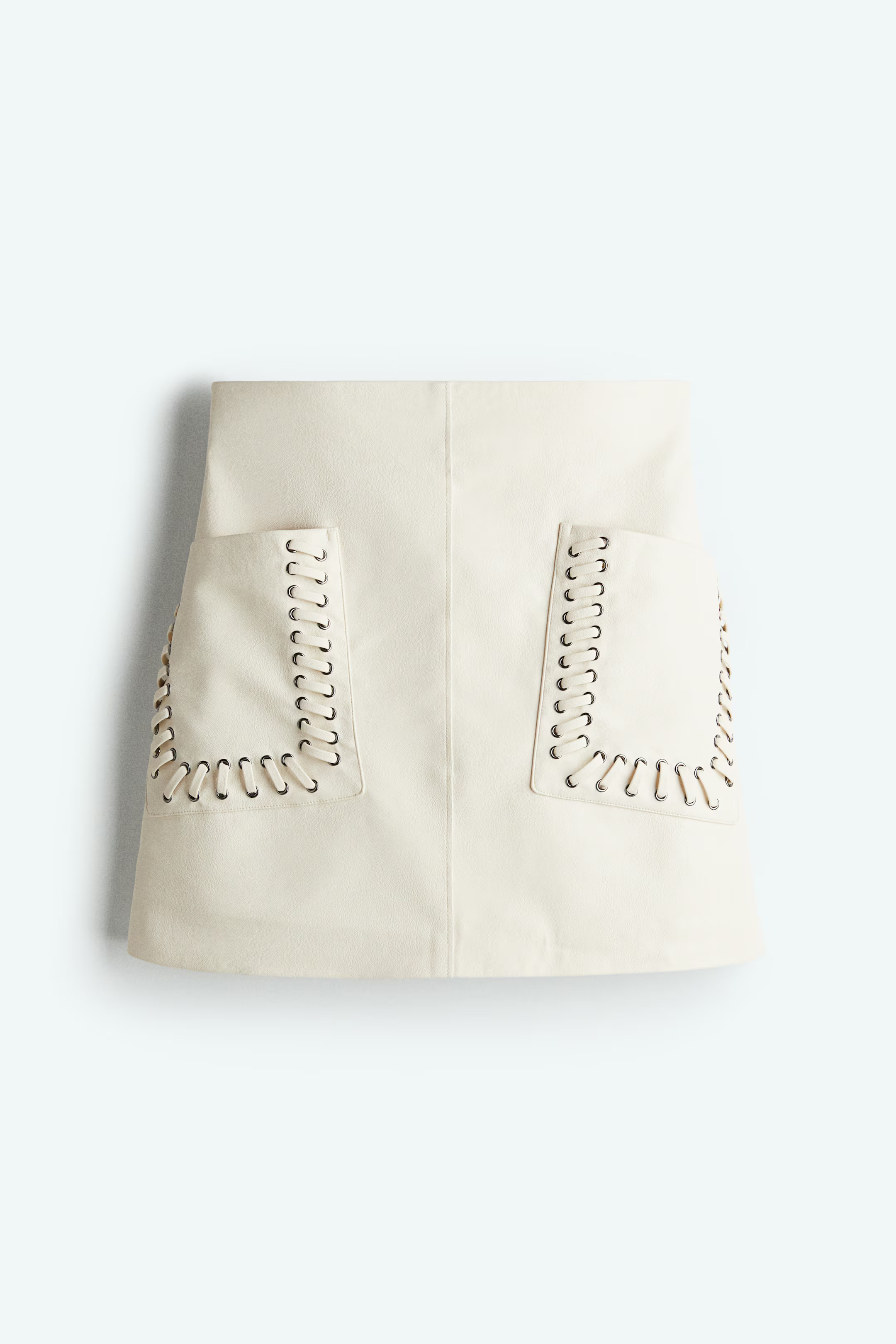 Coated mini skirt | H&M (UK, MY, IN, SG, PH, TW, HK)