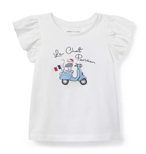 Parisian Cat Tee | Janie and Jack