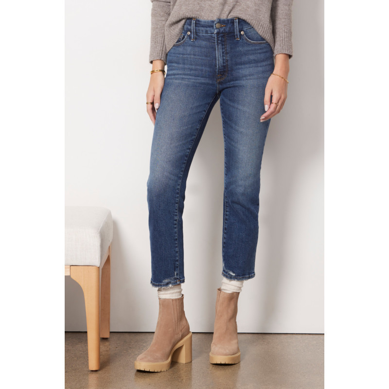 GOOD AMERICAN Good Legs Straight Jean | EVEREVE | Evereve